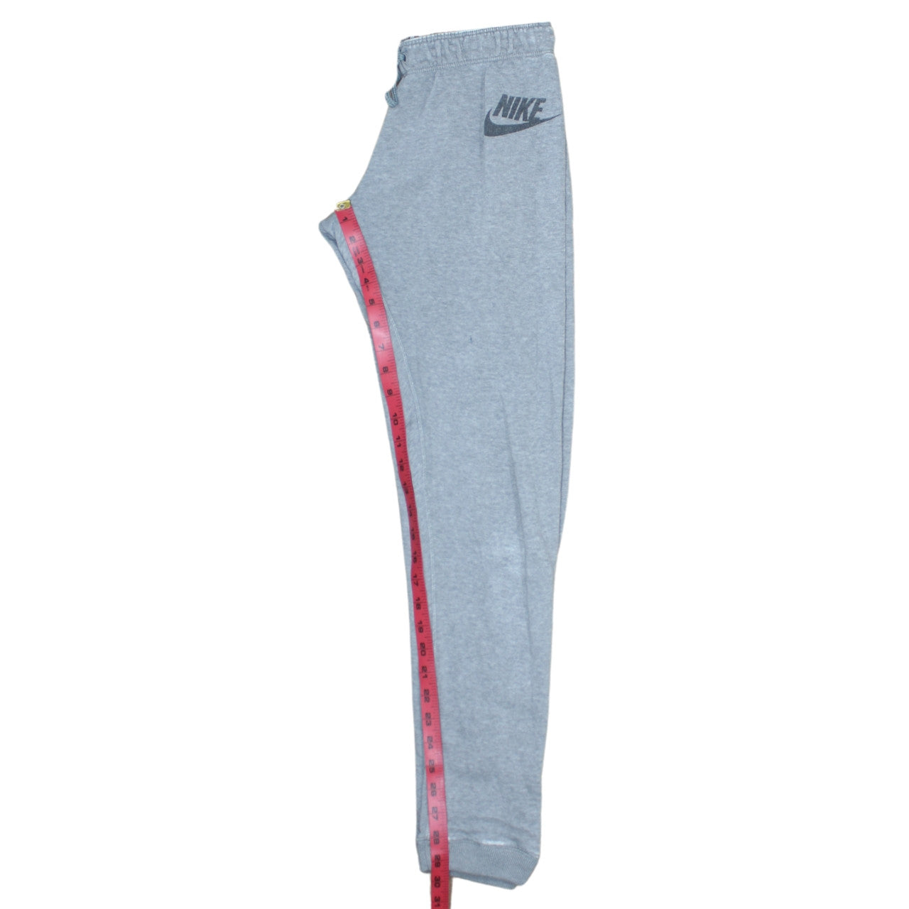 Nike Women's Grey M Tapered Sweatpants with Drawstring Logo