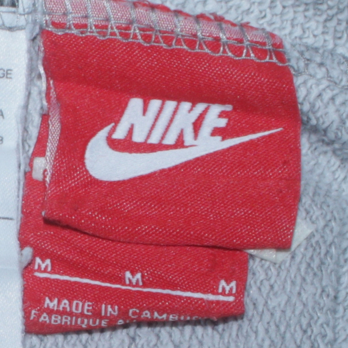 Nike Women's Grey M Tapered Sweatpants with Drawstring Logo