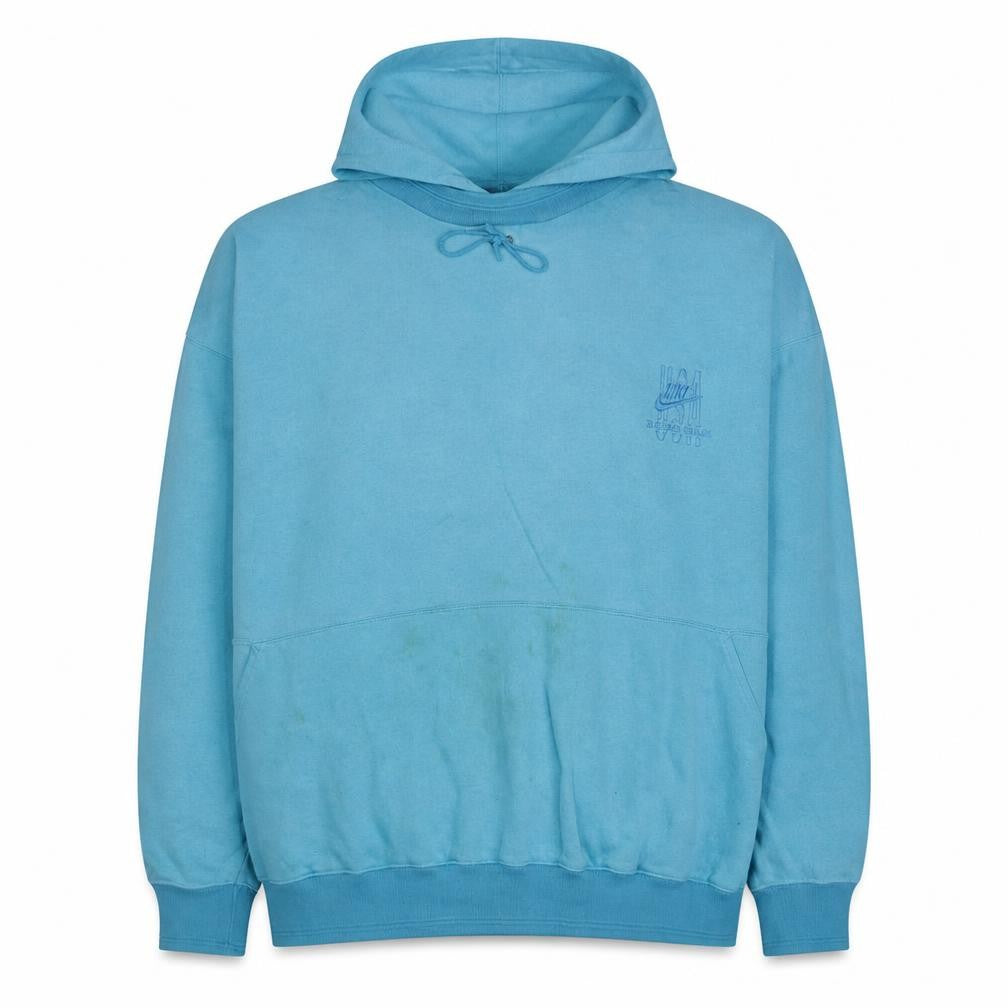 Nike Womens Blue Pullover Hoodie XXL Cotton USA Logo Sweatshirt
