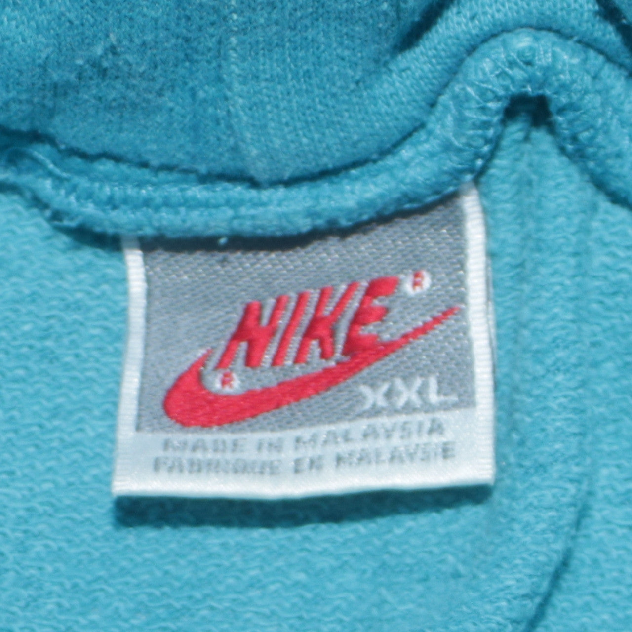 Nike Womens Blue Pullover Hoodie XXL Cotton USA Logo Sweatshirt