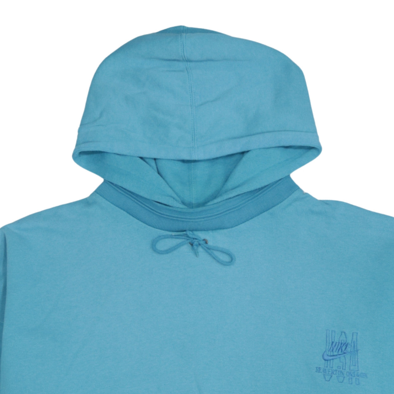 Nike Womens Blue Pullover Hoodie XXL Cotton USA Logo Sweatshirt