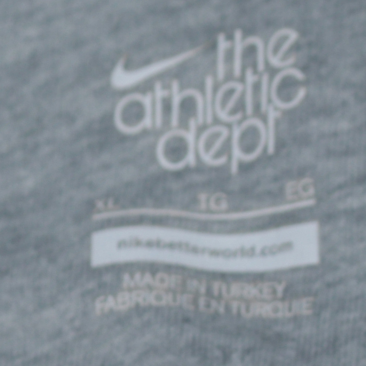 Nike Men's Grey XL Full Zip Hoodie Sweatshirt Sportswear