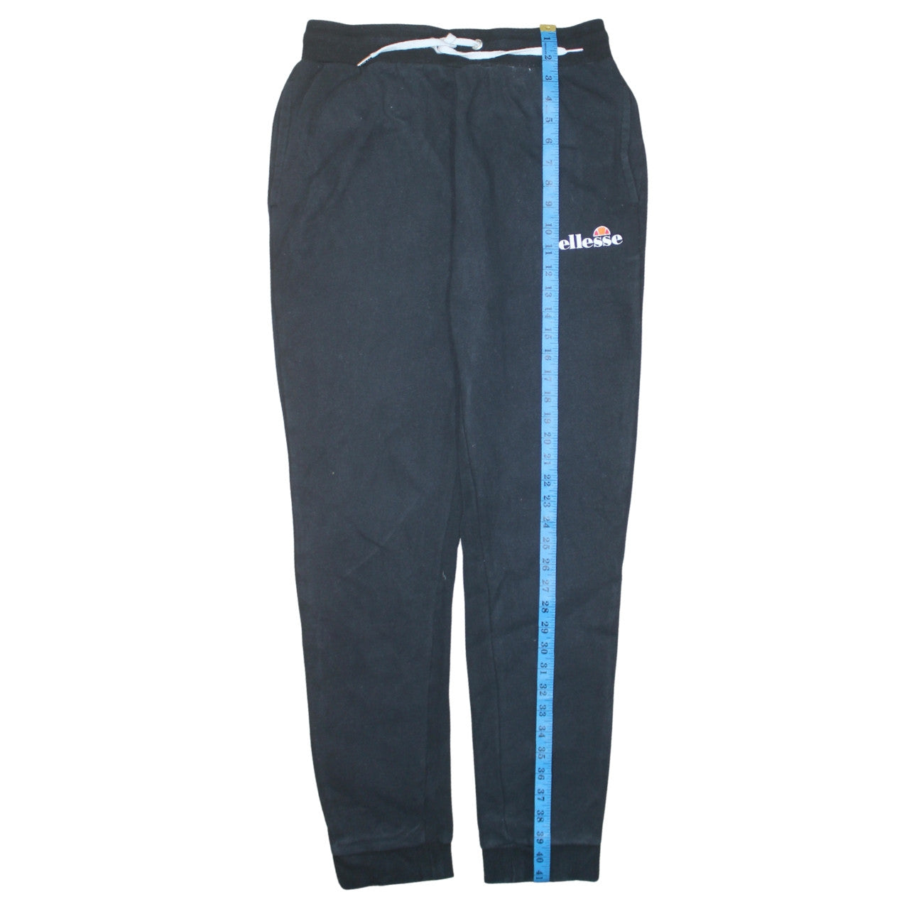 Ellesse Men's Black L Jogger Sweatpants Cotton Blend Casual