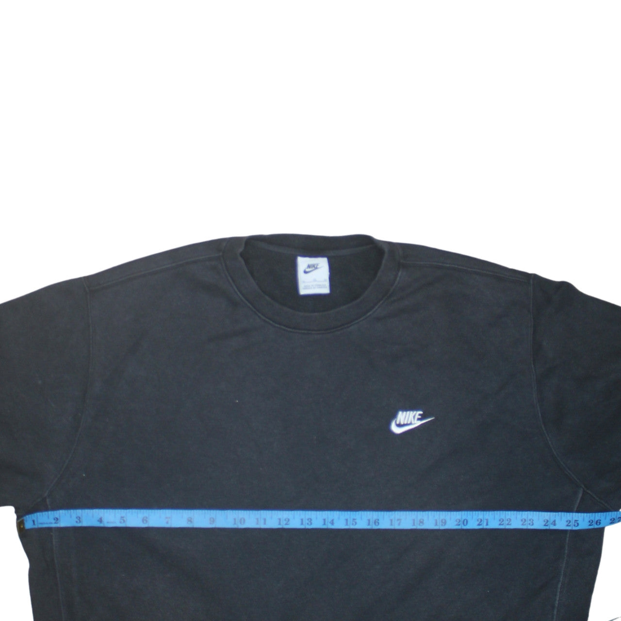 Nike Mens Black Crew Neck Pullover Sweatshirt L Regular Fit