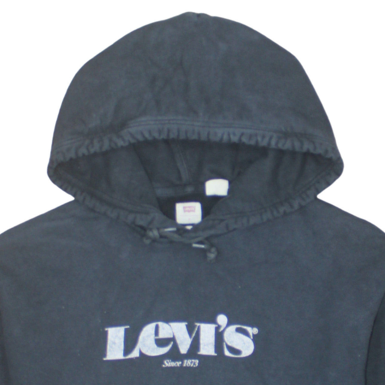 Levi's Men's Black Relaxed Pullover Hoodie M Classic Logo
