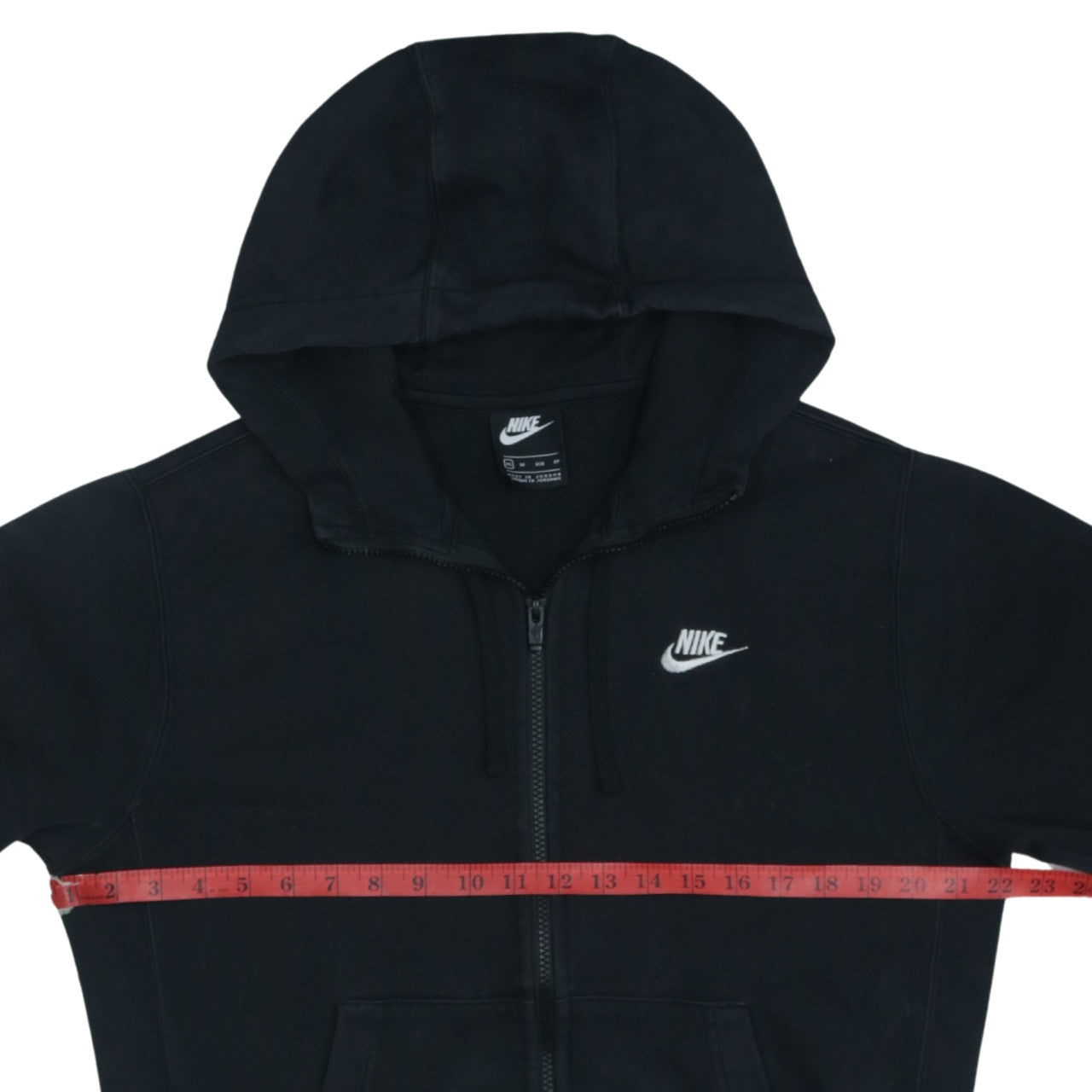 Nike Men's Black XS Full Zip Fleece Hoodie Sweatshirt
