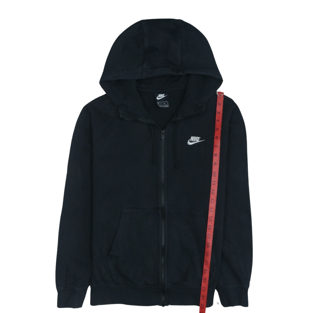 Nike Men's Black XS Full Zip Fleece Hoodie Sweatshirt