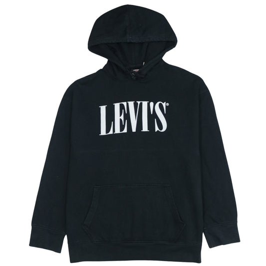 Levi's Men's Black 2XL Relaxed Fit Pullover Hoodie