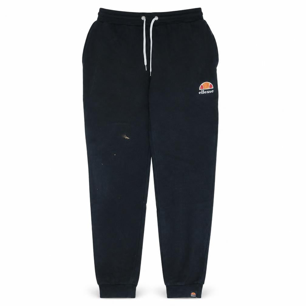 Ellesse Mens Black Jogger Sweatpants M Regular Fit Fleece Trousers