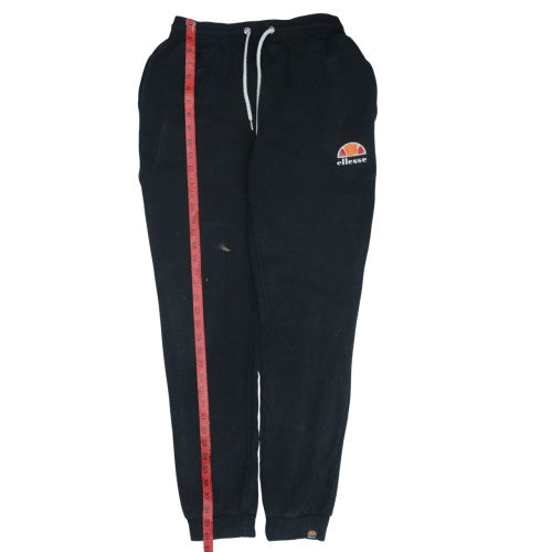Ellesse Mens Black Jogger Sweatpants M Regular Fit Fleece Trousers