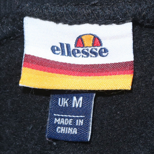 Ellesse Mens Black Jogger Sweatpants M Regular Fit Fleece Trousers