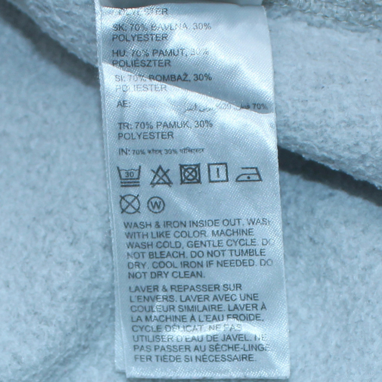 Quiksilver Men's Grey Pullover Hoodie Size M Casual Fleece
