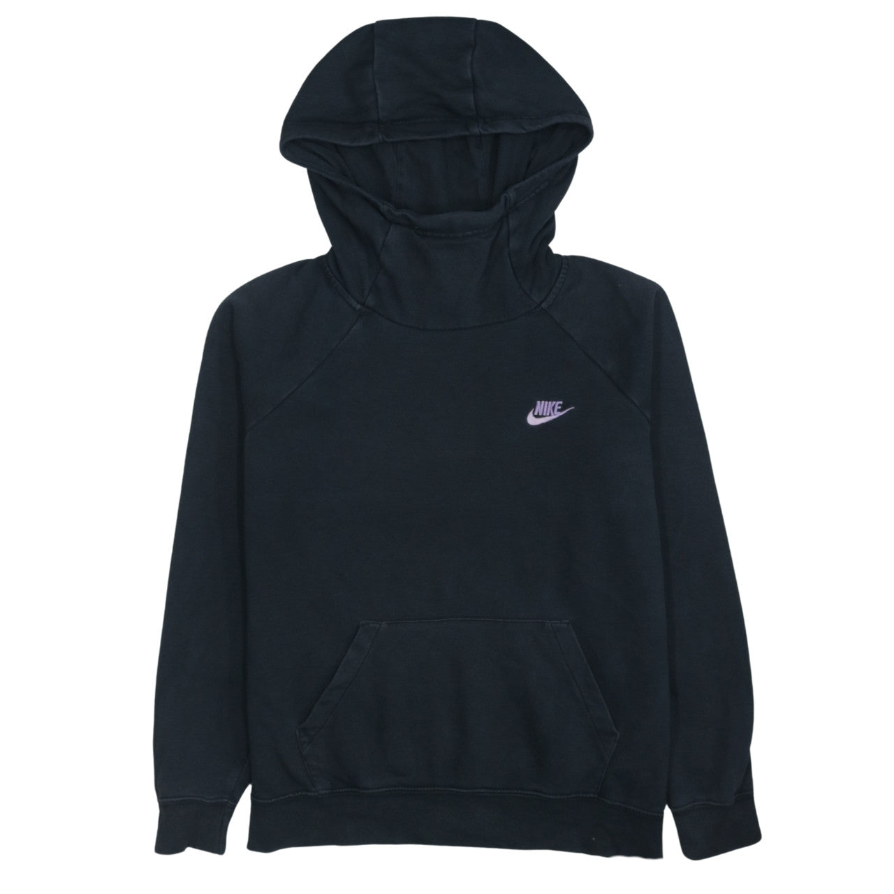 Nike Women's Black Medium Pullover Hoodie – Lightweight Cotton Blend