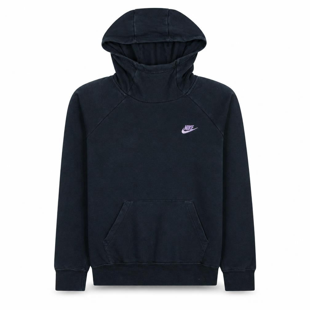 Nike Women's Black Medium Pullover Hoodie – Lightweight Cotton Blend