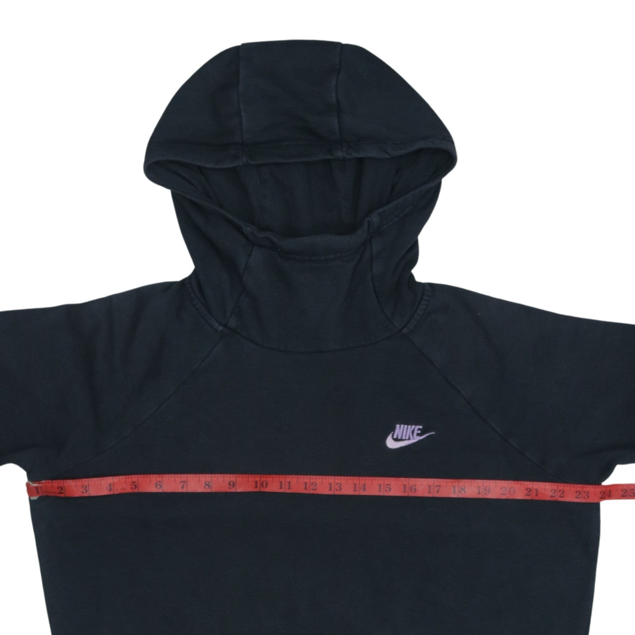 Nike Women's Black Medium Pullover Hoodie – Lightweight Cotton Blend