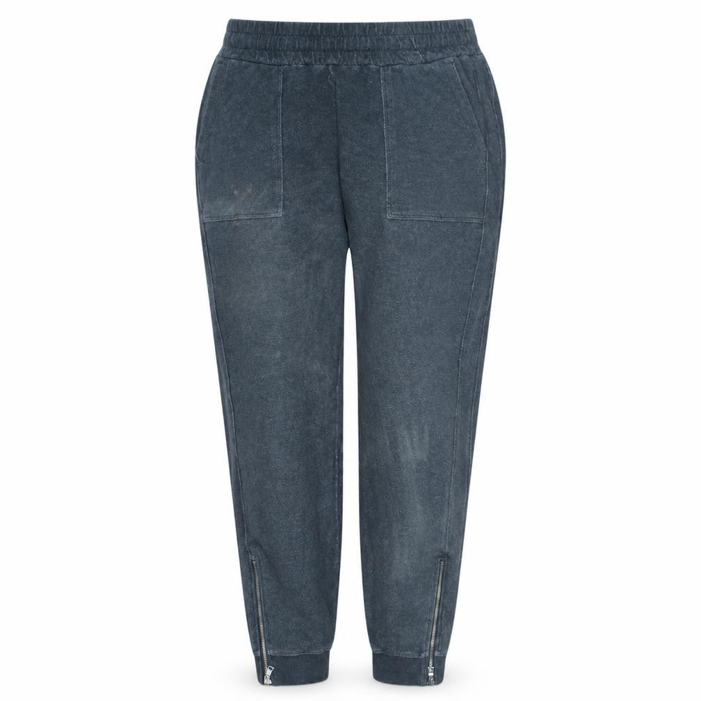 Gap Maternity Blue Jersey Jogger Trousers Womens Size S Elastic Waist
