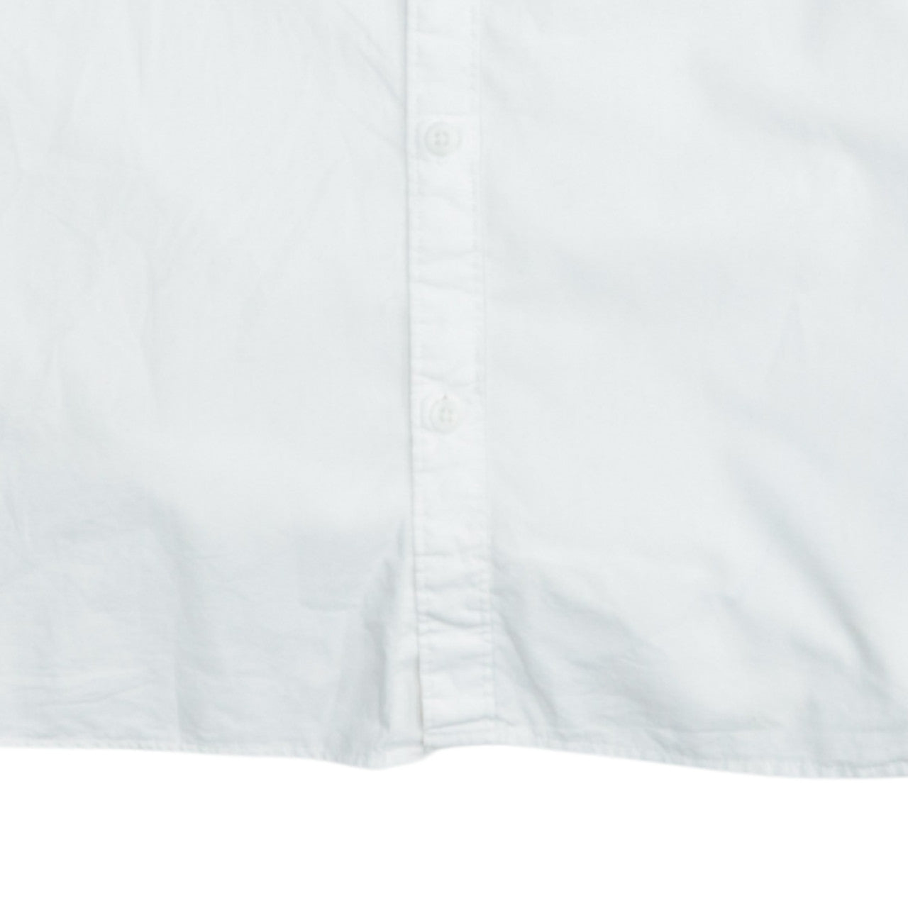Tommy Jeans Men's White Short Sleeve Button-Up Cotton Shirt Size S