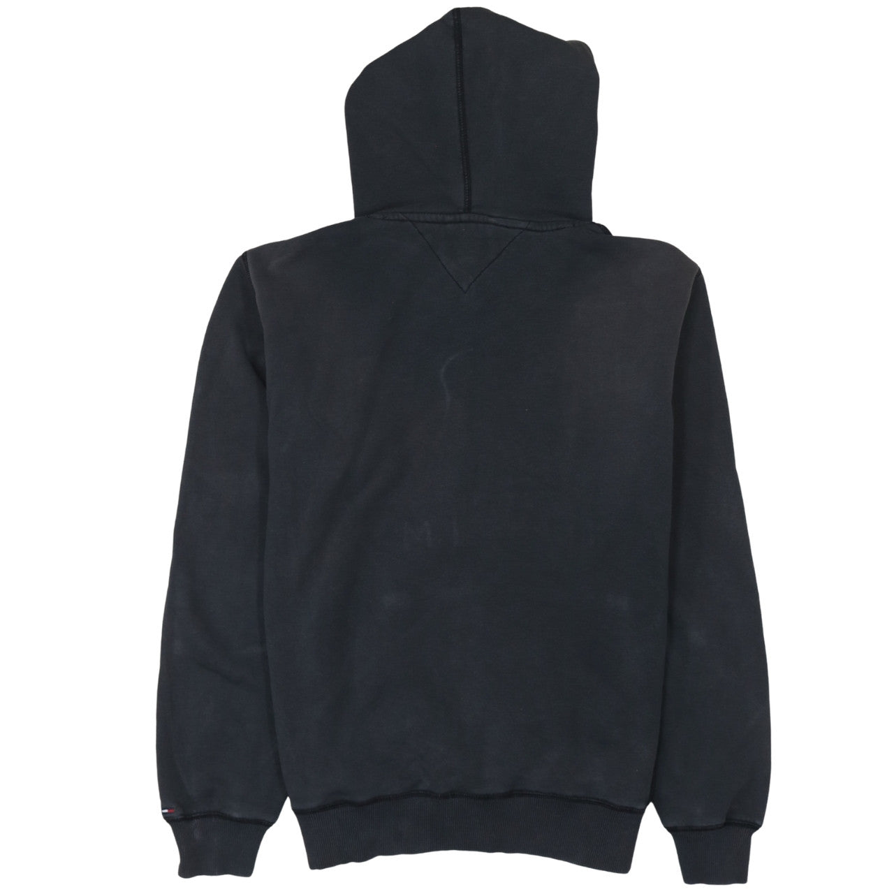 Tommy Hilfiger Denim Men’s Black Pullover Hoodie L Fleece Graphic