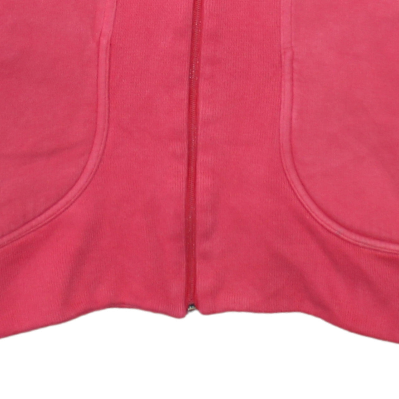 Adidas Women Pink Full Zip Hoodie Fleece Lined Size M