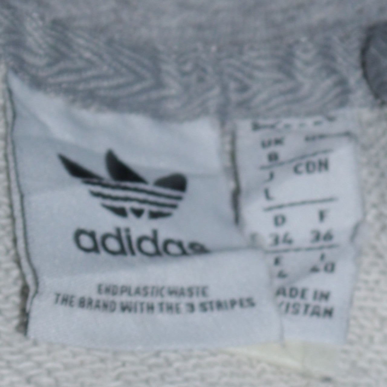 Adidas Women’s Grey Pullover Hoodie L Cotton Blend Casual