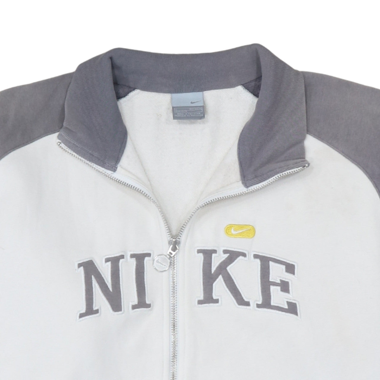 Nike Boys Grey Track Jacket Full Zip Fleece Lined 12-13 Years