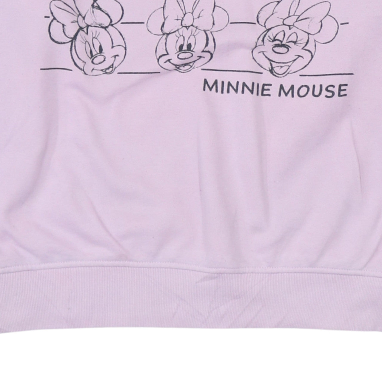 Primark Disney Women Pink Minnie Mouse Cotton Sweatshirt Size 10/12