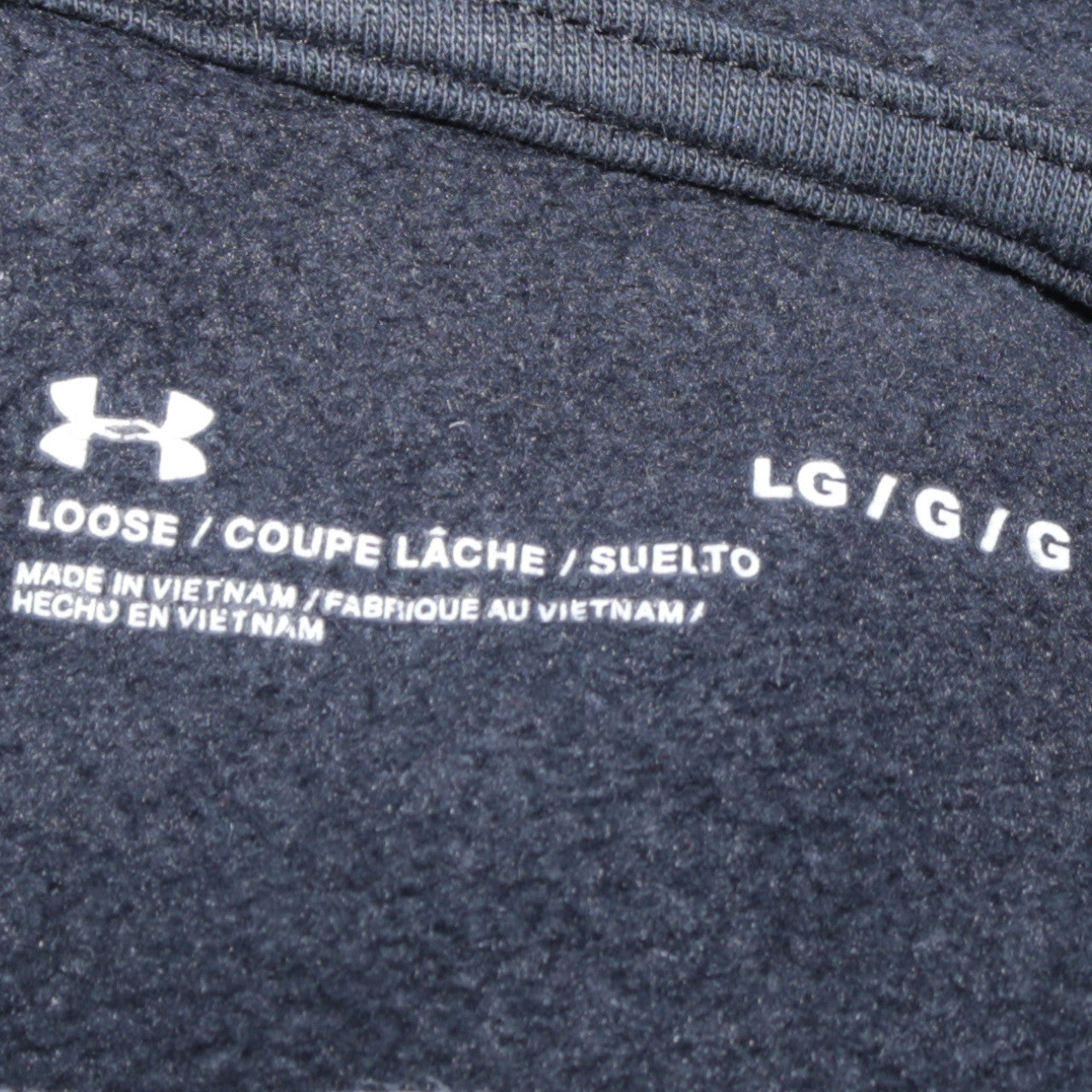 Under Armour Womens Black Large Pullover Hoodie with Kangaroo Pocket