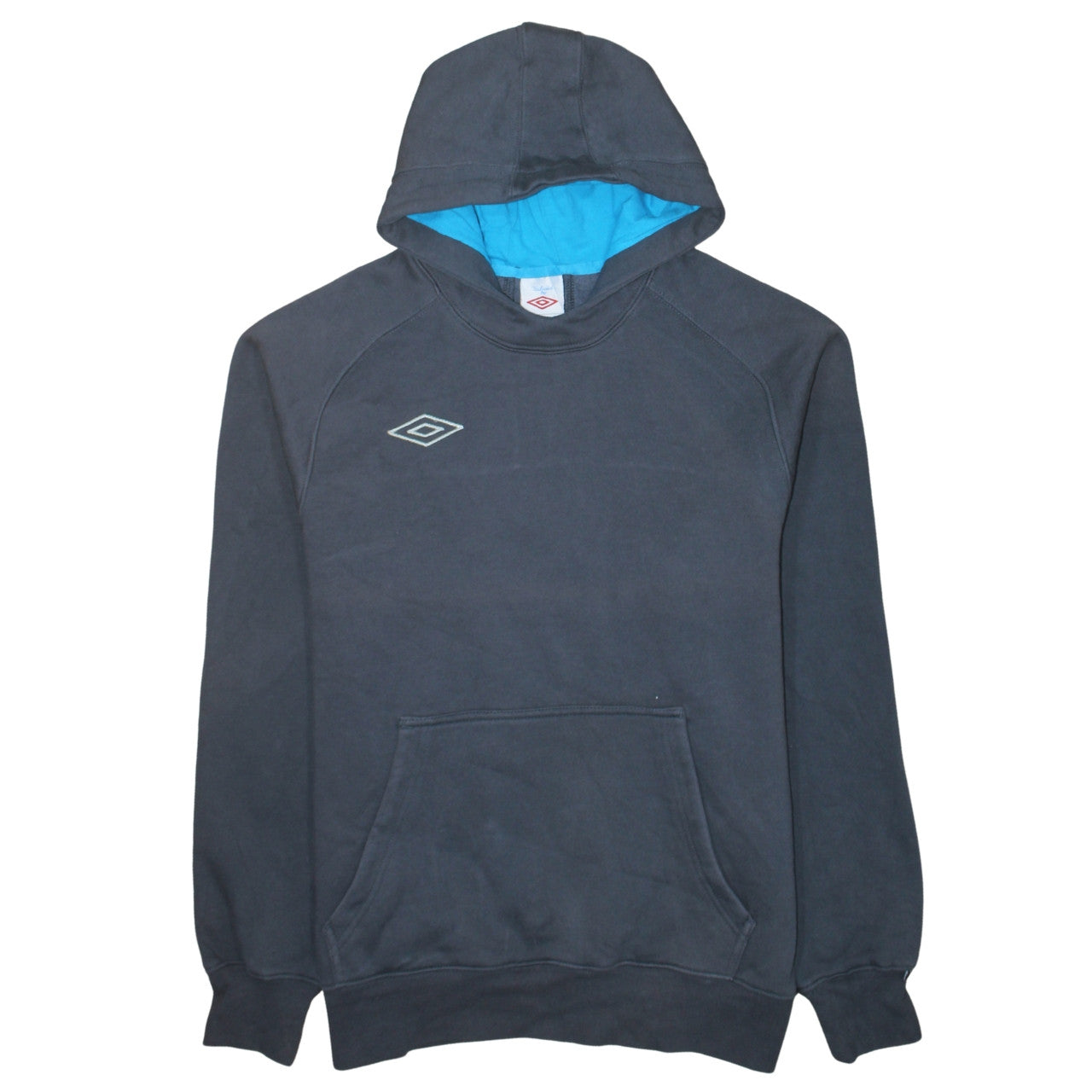 Umbro Men’s Blue Pullover Hoodie L Sports Fleece Sweatshirt