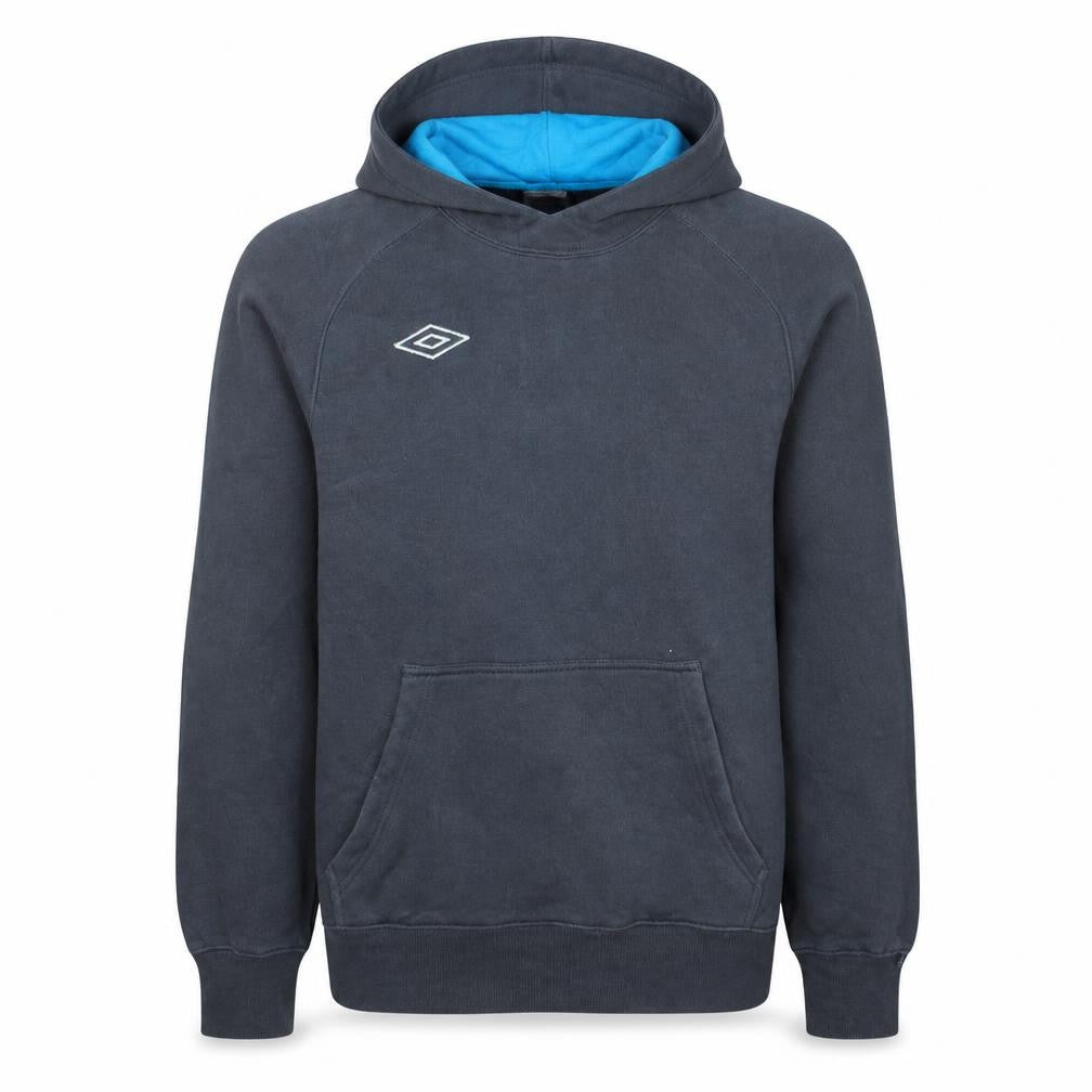 Umbro Men’s Blue Pullover Hoodie L Sports Fleece Sweatshirt