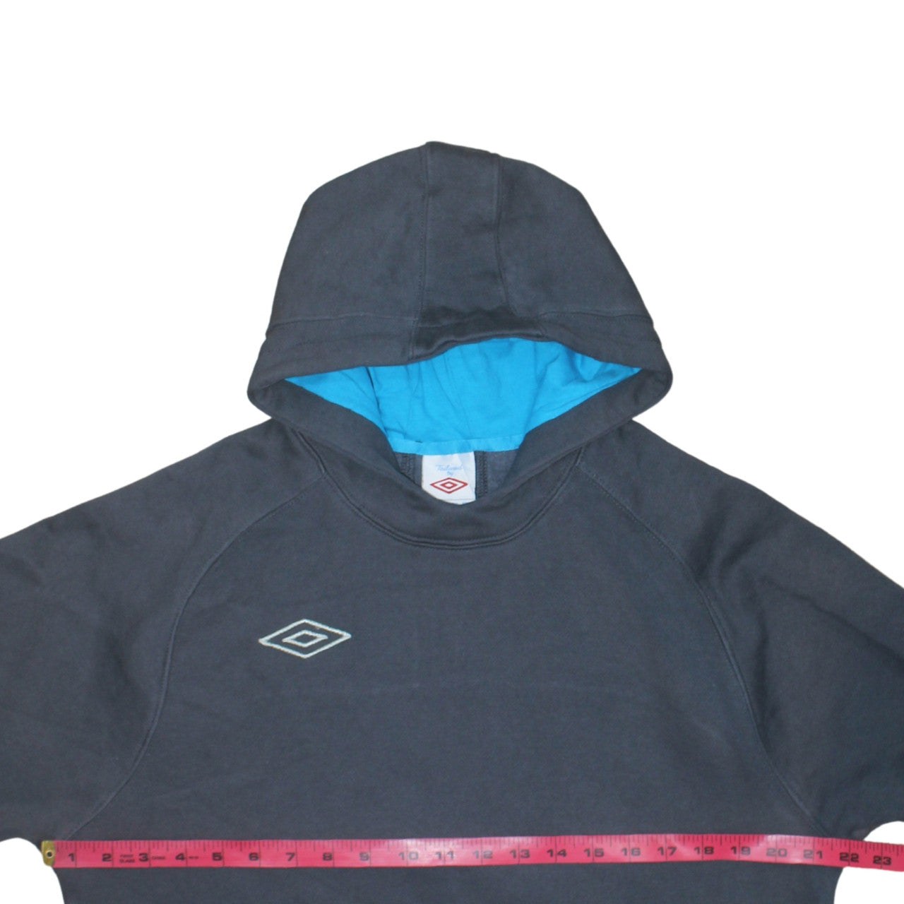 Umbro Men’s Blue Pullover Hoodie L Sports Fleece Sweatshirt