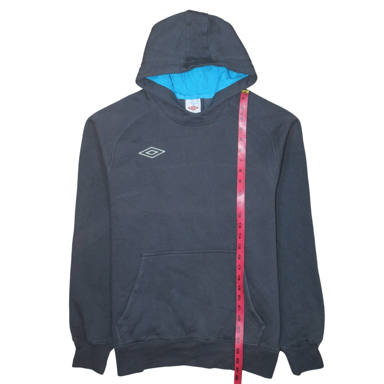 Umbro Men’s Blue Pullover Hoodie L Sports Fleece Sweatshirt