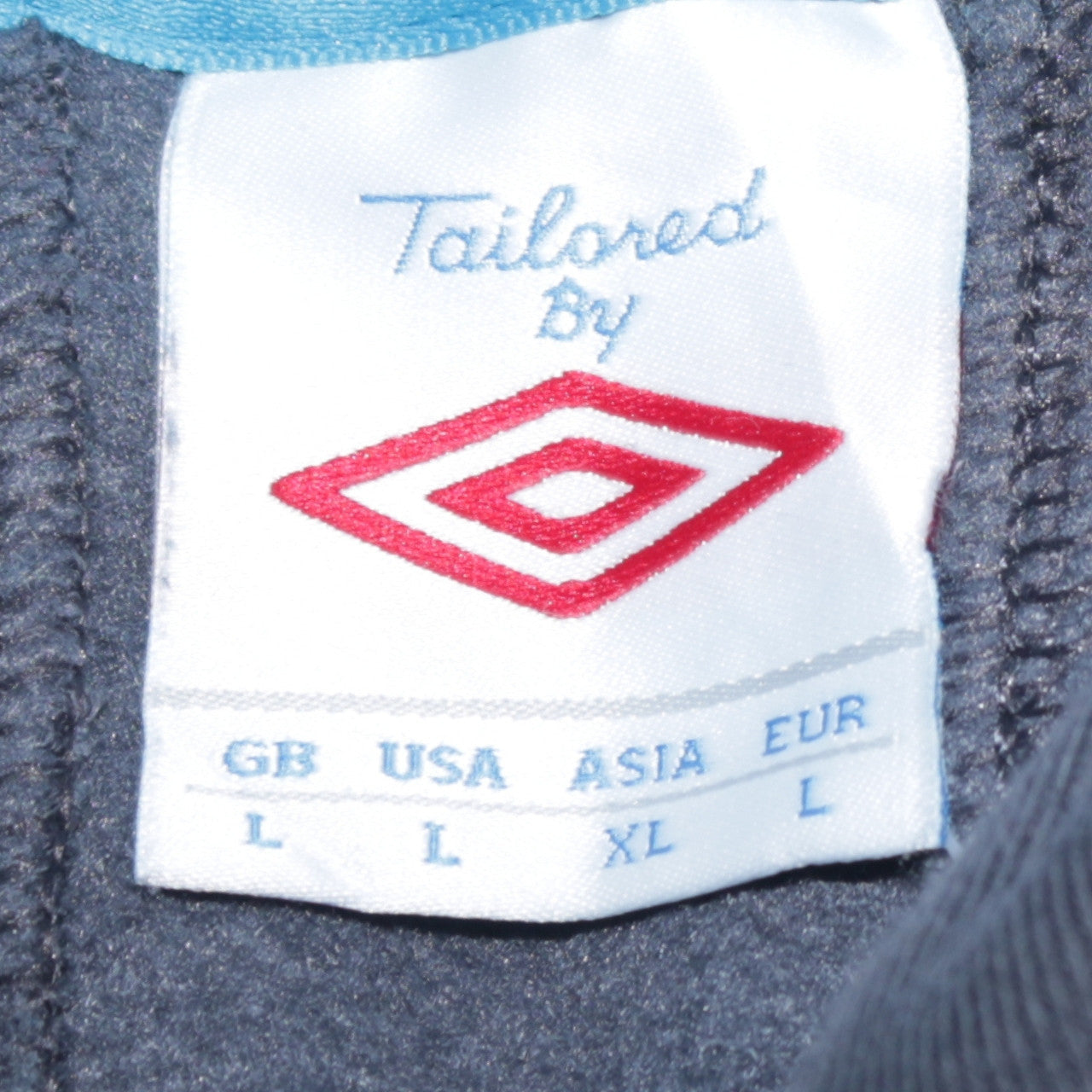 Umbro Men’s Blue Pullover Hoodie L Sports Fleece Sweatshirt