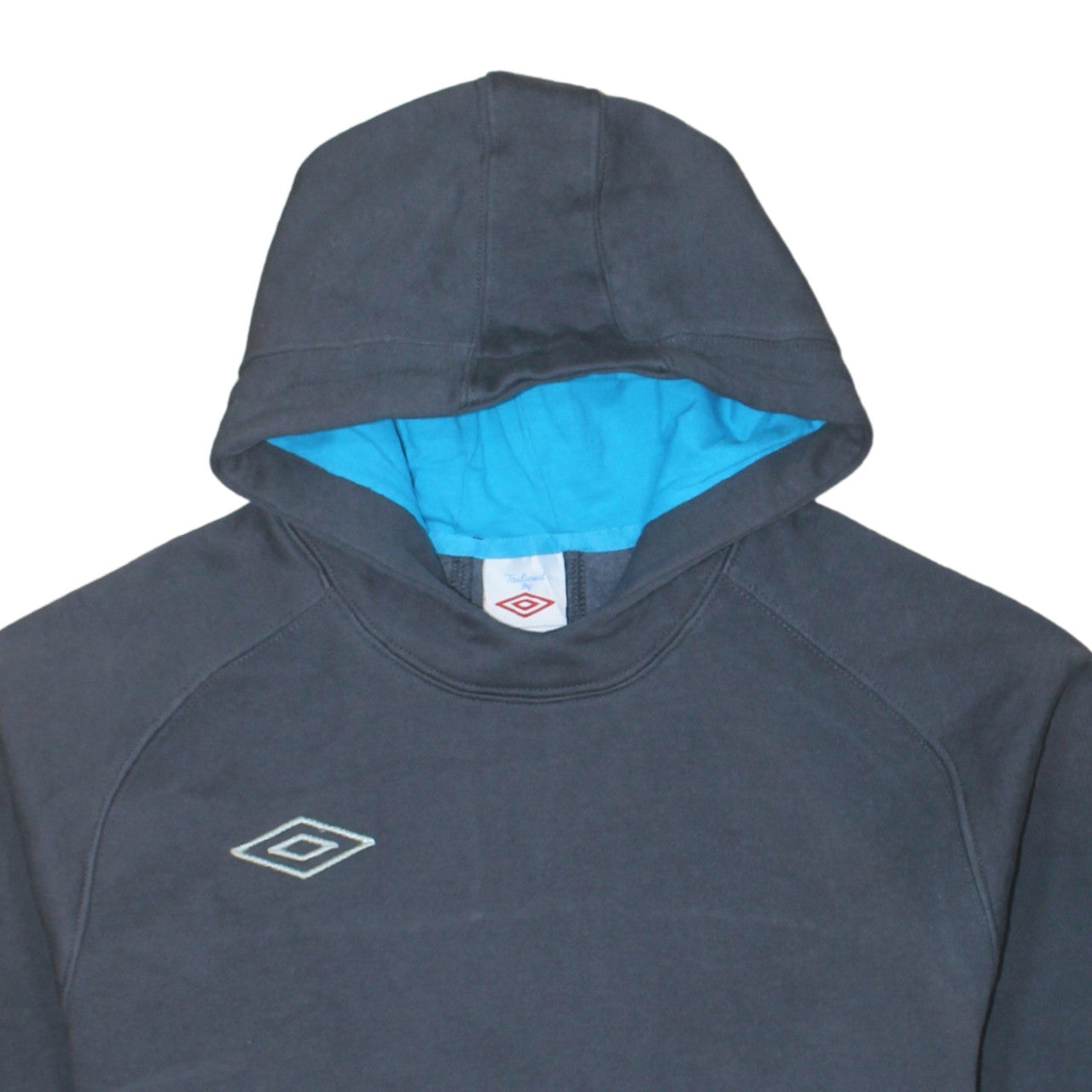 Umbro Men’s Blue Pullover Hoodie L Sports Fleece Sweatshirt