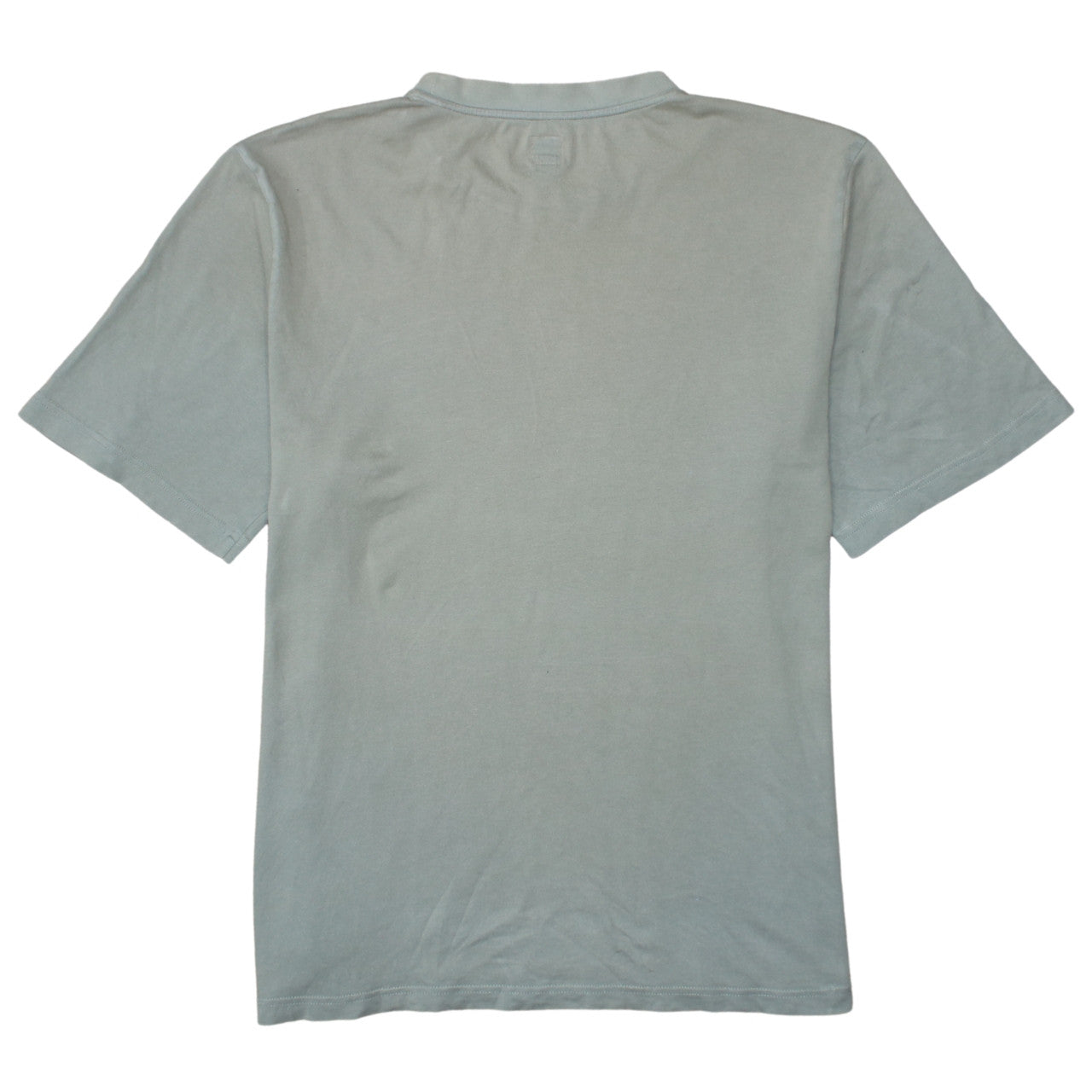 Adidas Men Grey Graphic Logo T-Shirt L Crew Neck Cotton