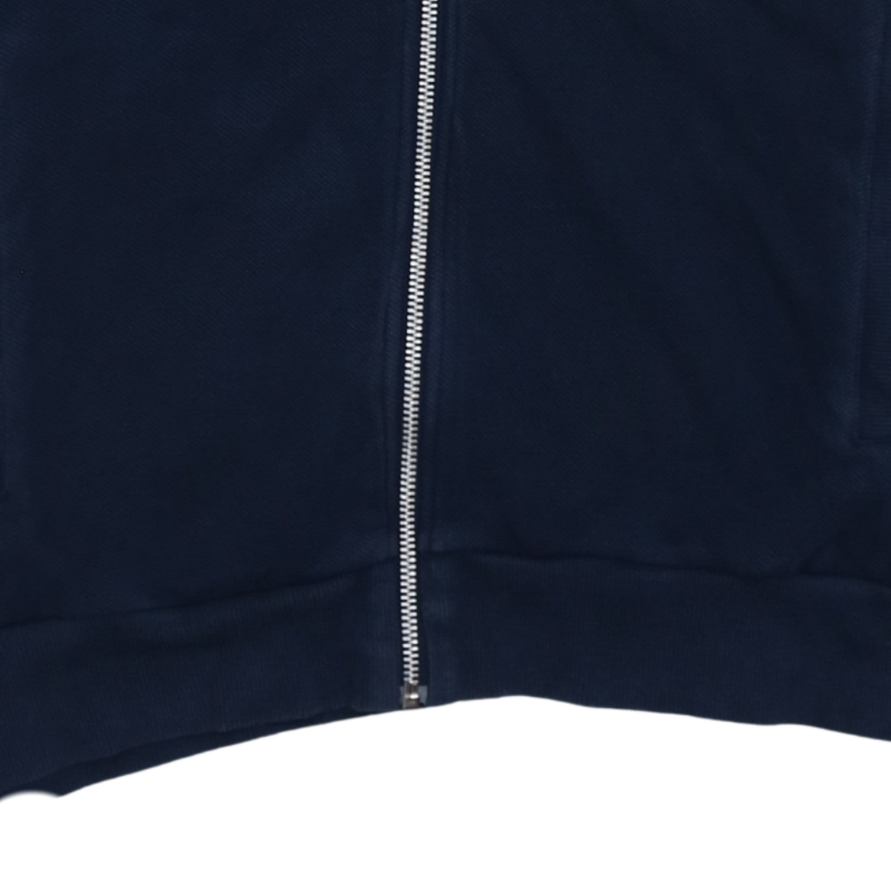 adidas Men's Blue Full Zip Collared Jumper Size M