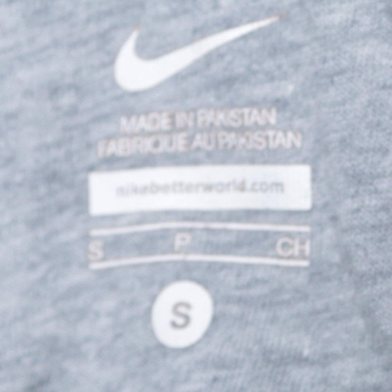 Nike Womens Black Full Zip Hoodie Small Cotton Blend Logo Sweatshirt
