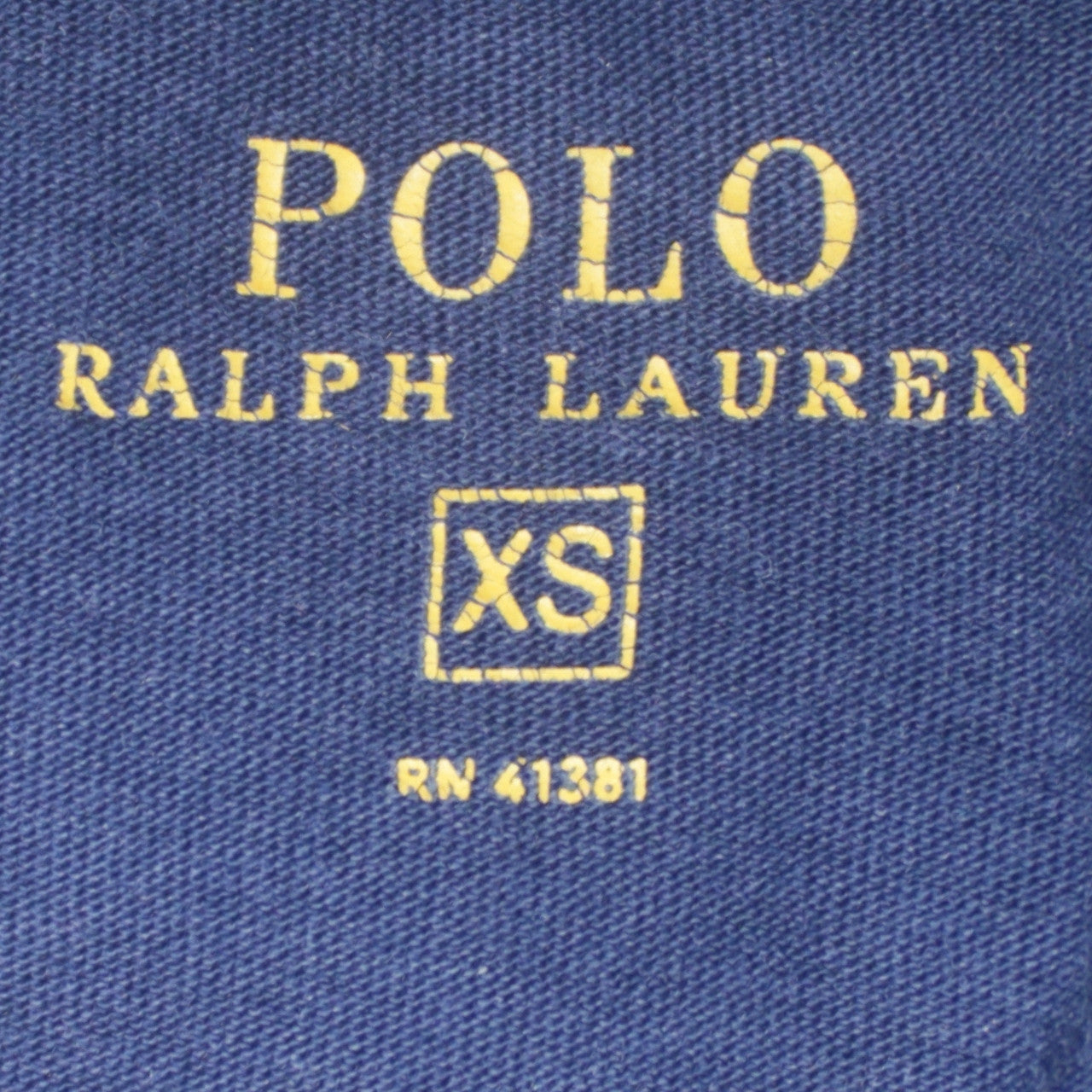Ralph Lauren Men's Blue V-Neck Cotton Short Sleeve T-Shirt XS