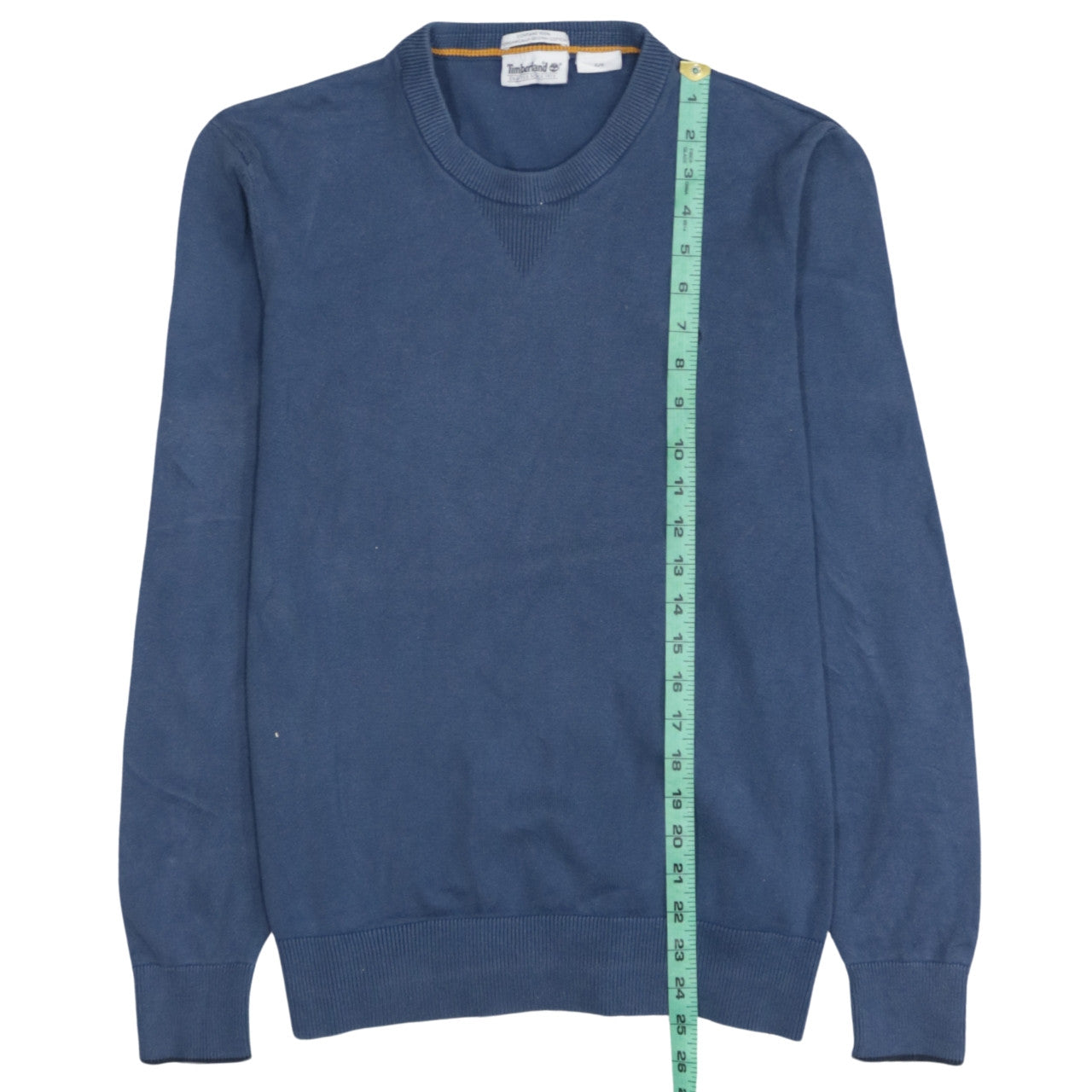 Timberland Men Blue Cotton Crew Neck Pullover Jumper L