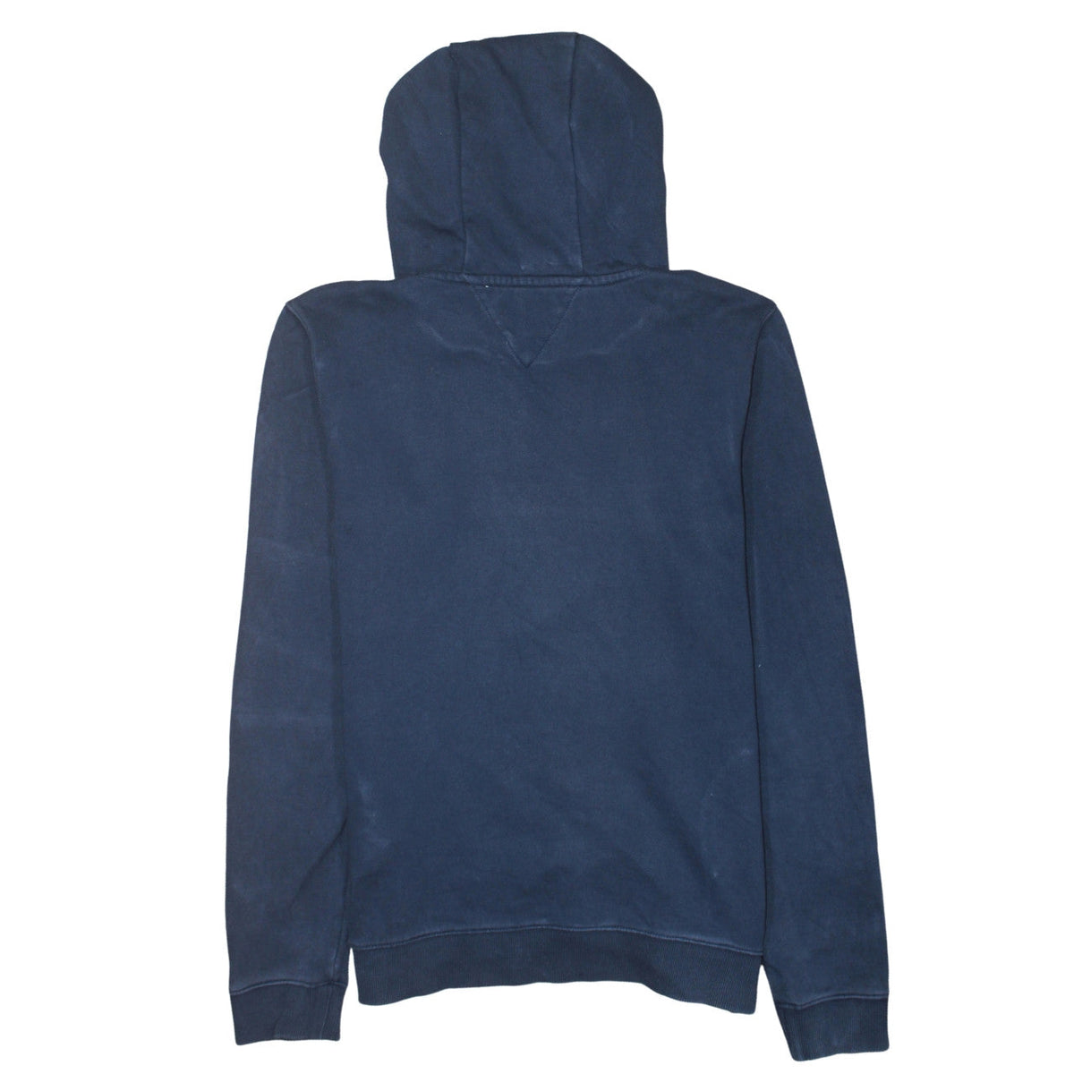 Tommy Hilfiger Boys Navy Blue Pullover Hoodie 176 Cotton Logo Print