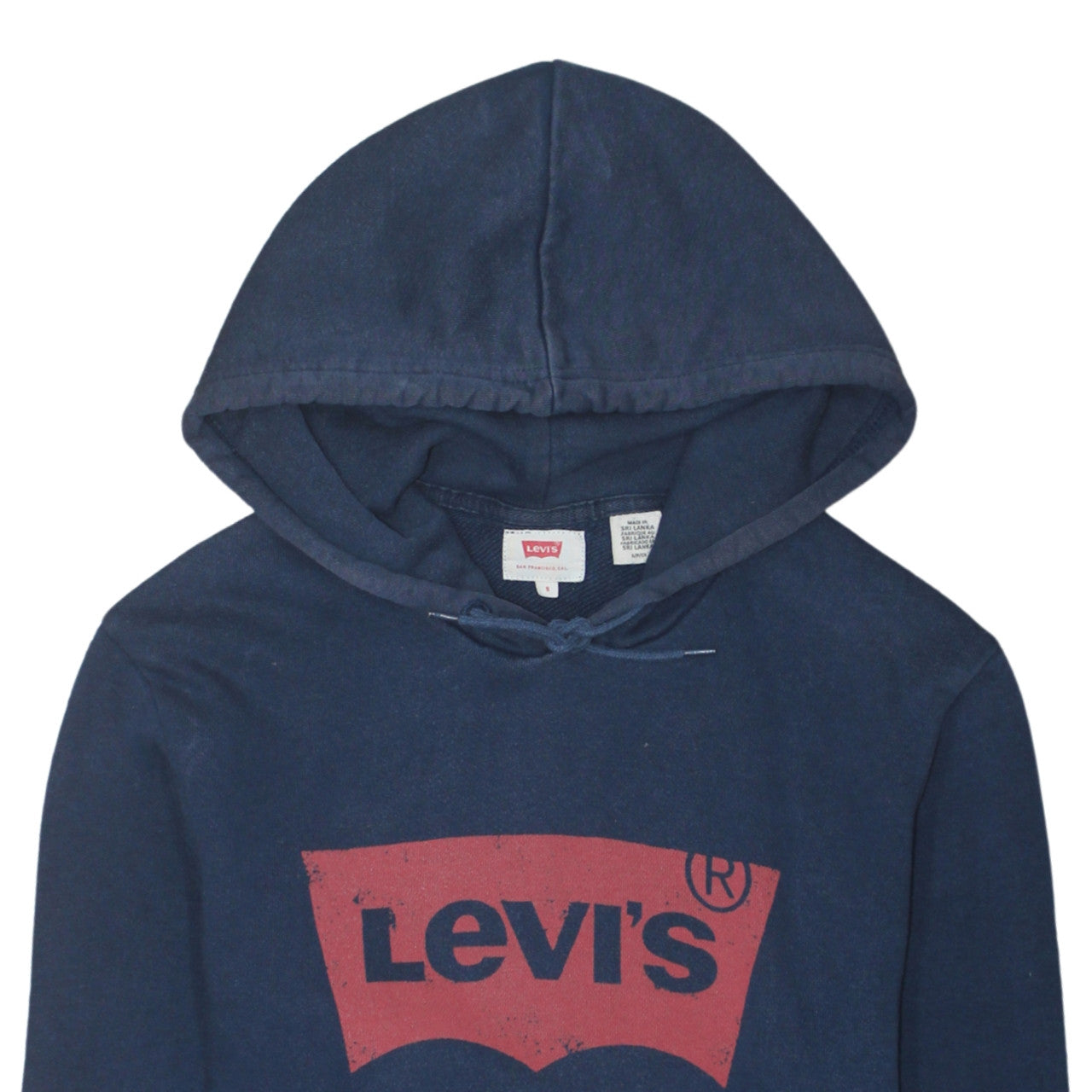Levi's Men's Blue Logo Pullover Hoodie Size S Regular Fit