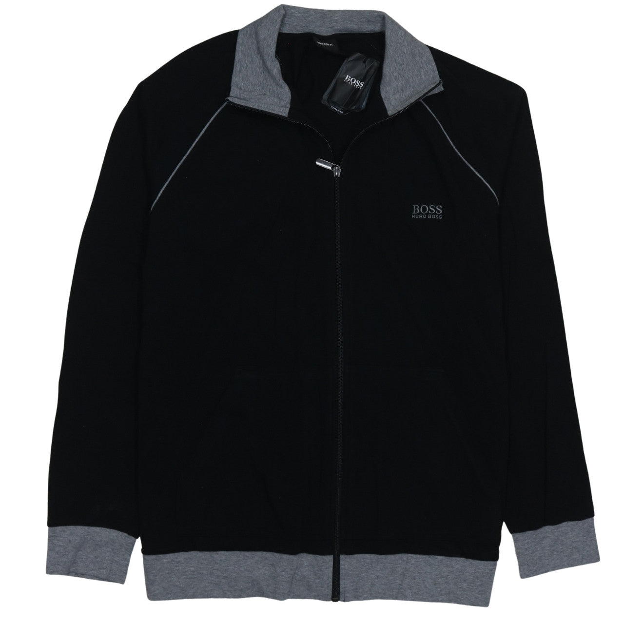 Hugo Boss Men's Black Track Jacket M Lightweight Full Zip