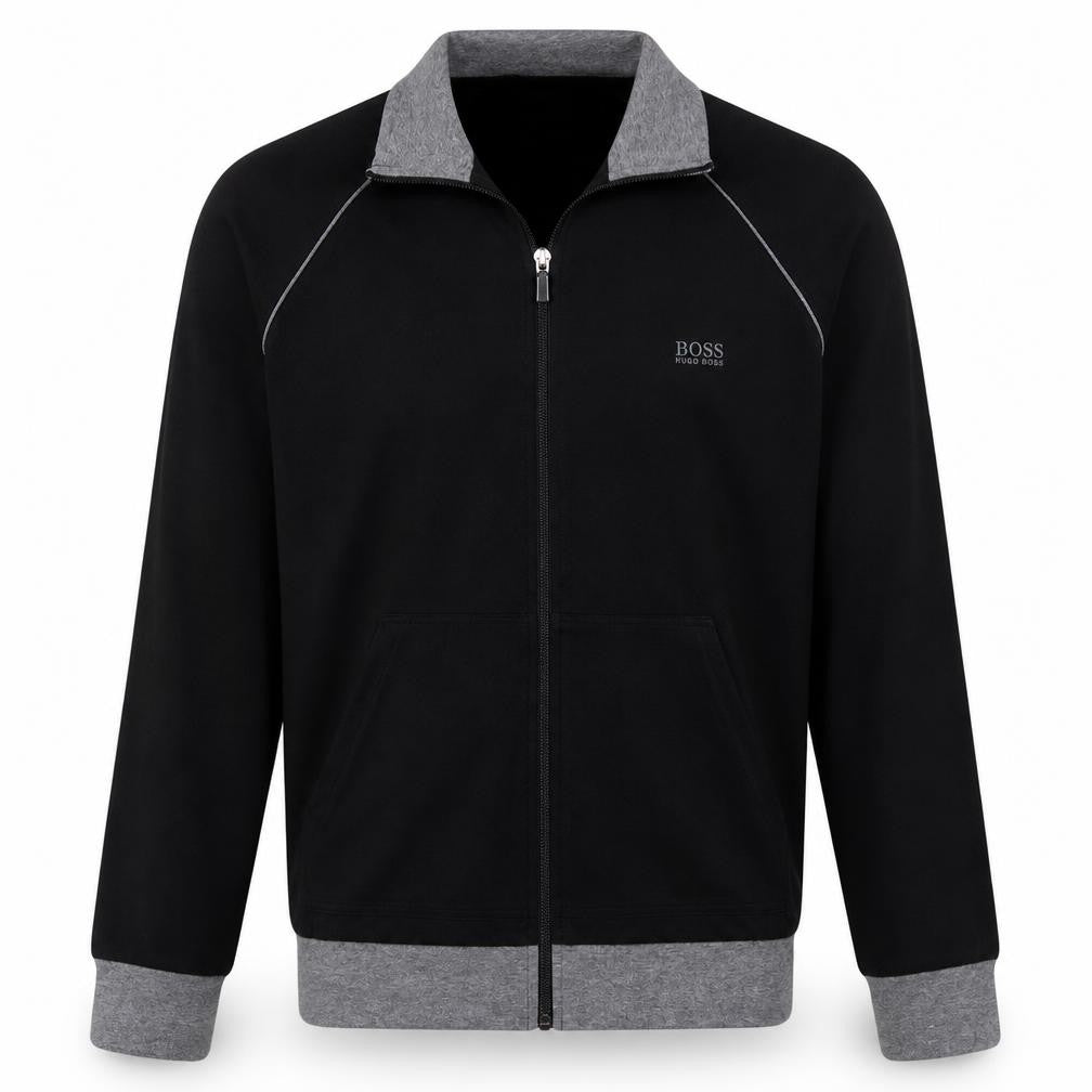 Hugo Boss Men's Black Track Jacket M Lightweight Full Zip