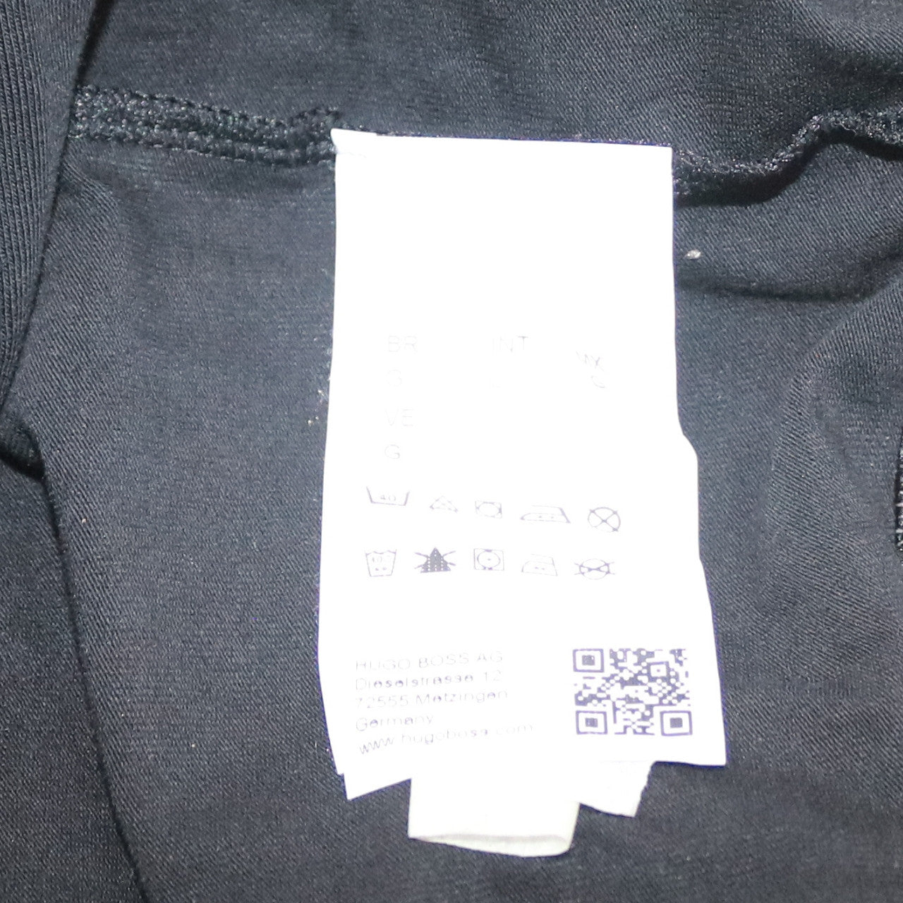 Hugo Boss Men's Black Track Jacket M Lightweight Full Zip