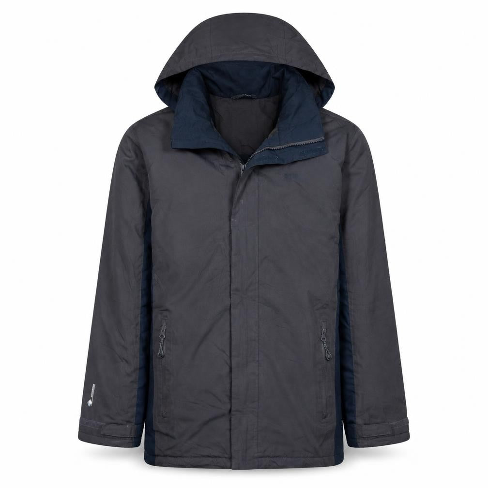 Regatta Men’s Black Waterproof Hooded Rain Coat Jacket Size S