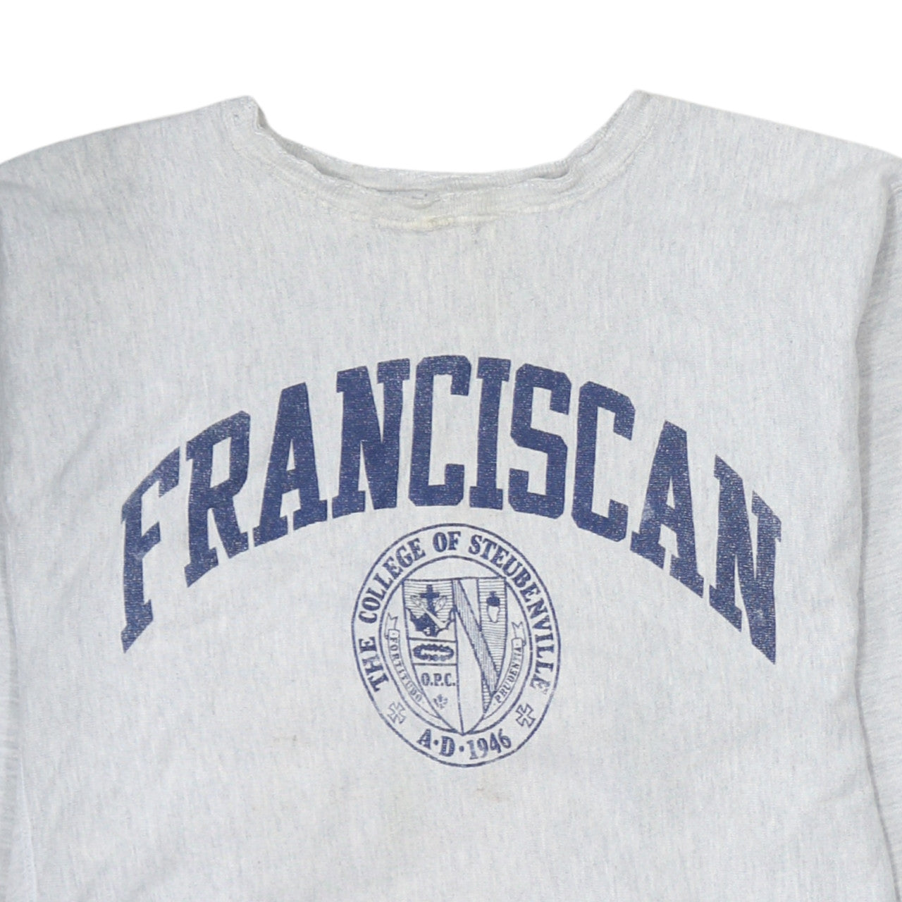 Champion Womens Grey Franciscan Reverse Weave Sweatshirt XL