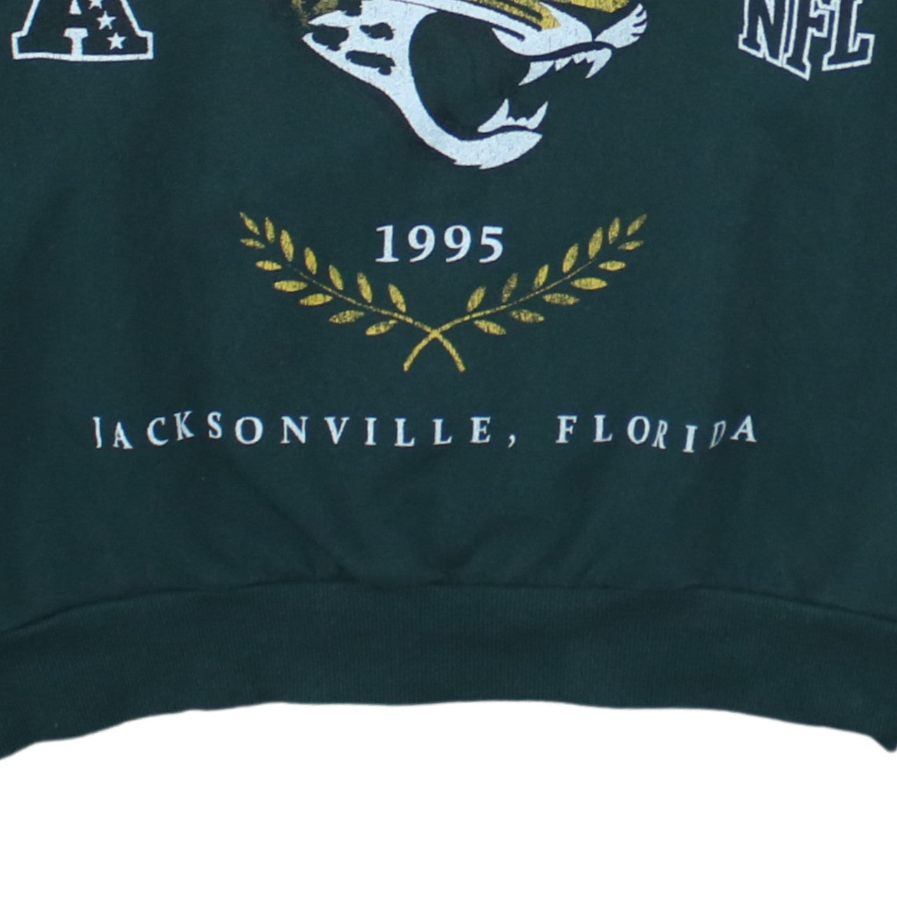 H&M Women’s Green Jacksonville Jaguars NFL Sweatshirt M Cotton Blend