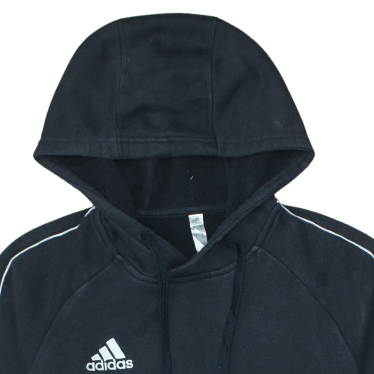 Adidas Men's Black Pullover Hoodie Size S Sports Fleece Sweatshirt