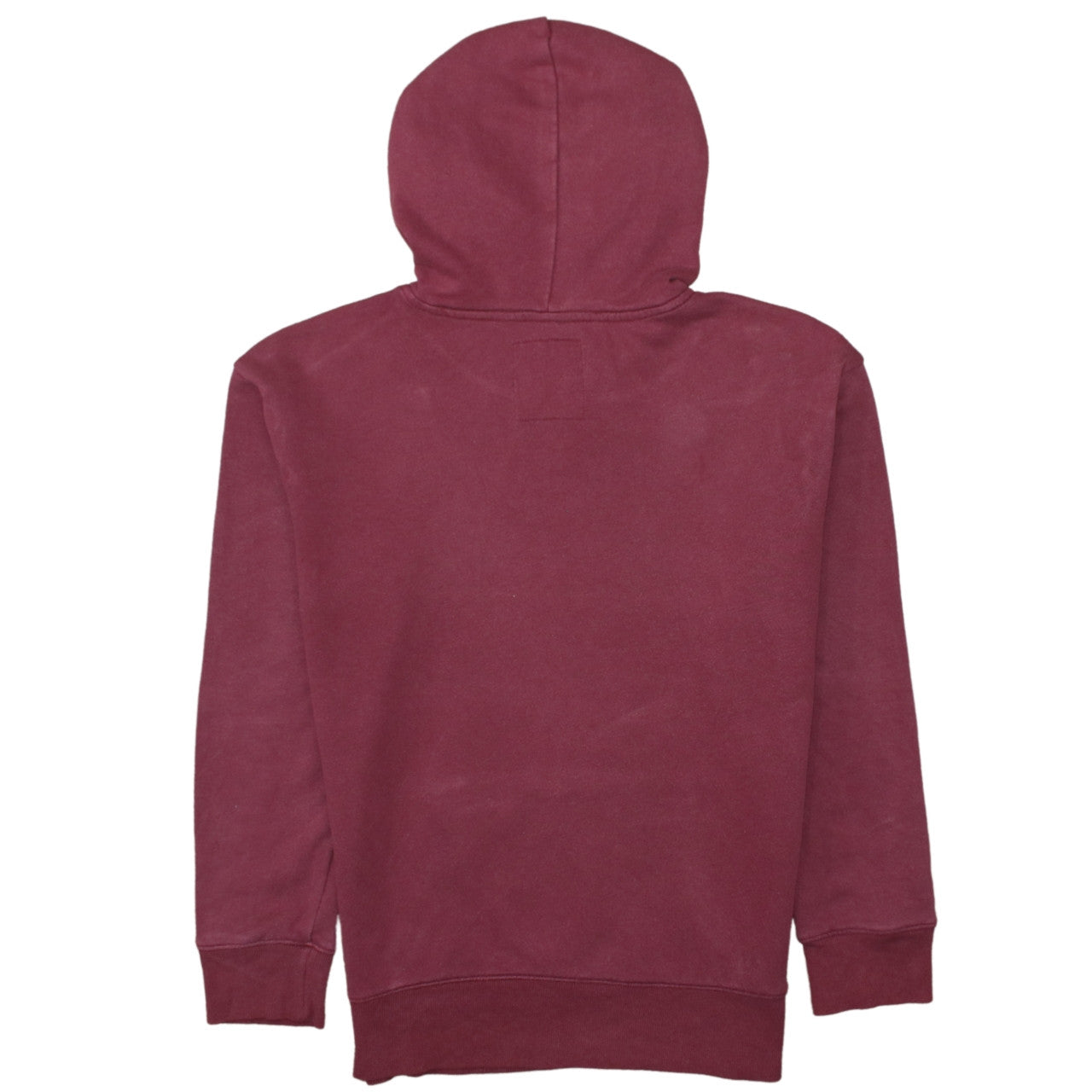 Hollister Mens Red Pullover Hoodie XS Logo Fleece Sweatshirt