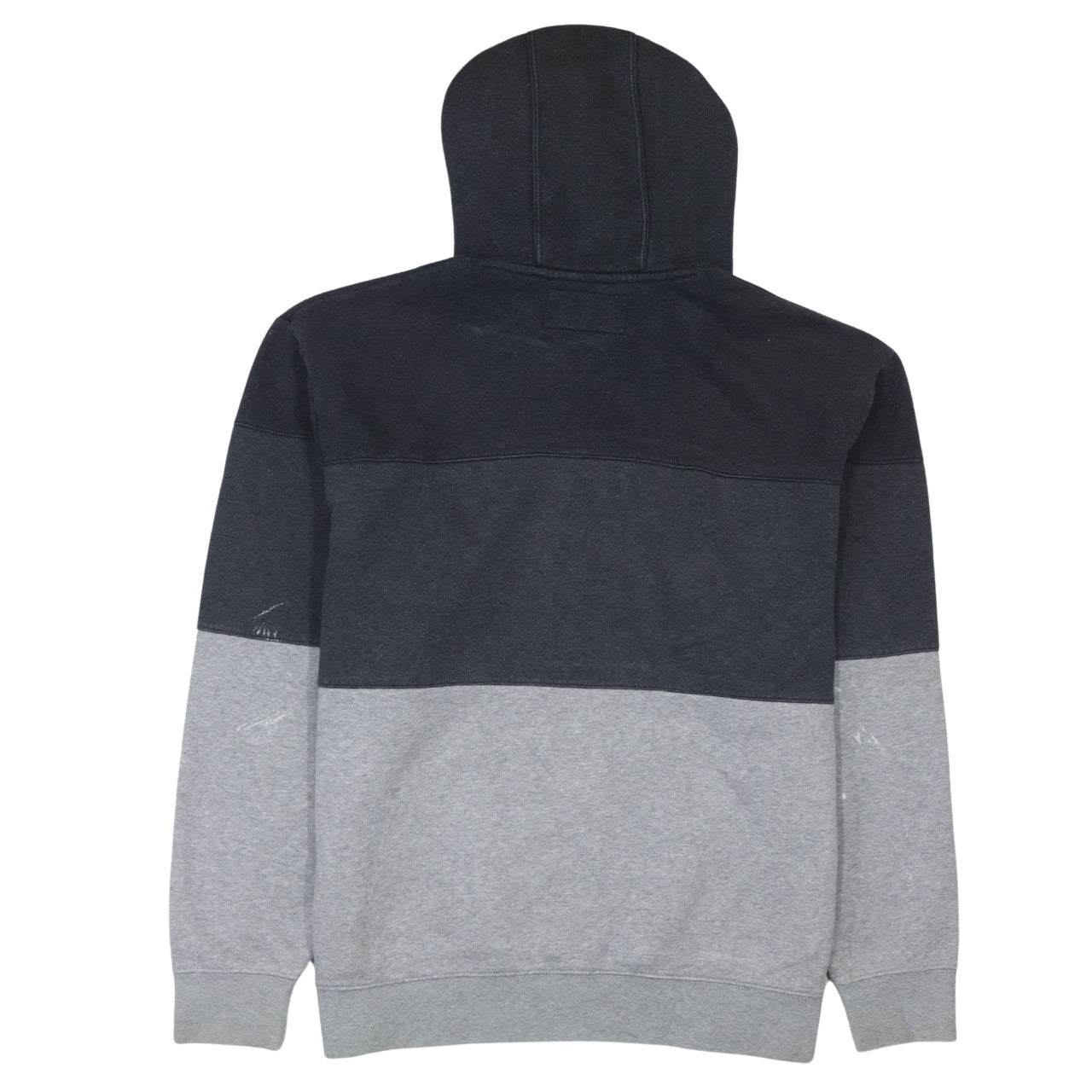 Nike Air Men's Grey Colourblock Pullover Hoodie Size L