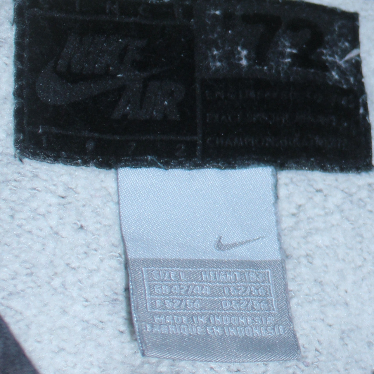 Nike Air Men's Grey Colourblock Pullover Hoodie Size L